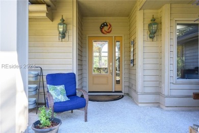 Coastal vibes abound in this 3-bedroom, 2.5-bath home in Moss on Moss Creek Golf Club in South Carolina - for sale on GolfHomes.com, golf home, golf lot