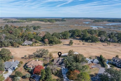 Coastal vibes abound in this 3-bedroom, 2.5-bath home in Moss on Moss Creek Golf Club in South Carolina - for sale on GolfHomes.com, golf home, golf lot