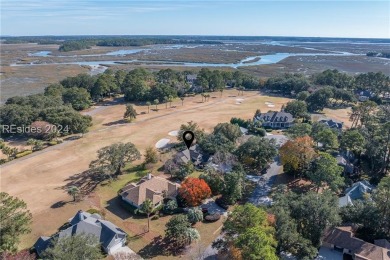 Coastal vibes abound in this 3-bedroom, 2.5-bath home in Moss on Moss Creek Golf Club in South Carolina - for sale on GolfHomes.com, golf home, golf lot