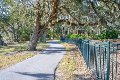 Coastal vibes abound in this 3-bedroom, 2.5-bath home in Moss on Moss Creek Golf Club in South Carolina - for sale on GolfHomes.com, golf home, golf lot