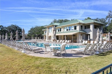 Coastal vibes abound in this 3-bedroom, 2.5-bath home in Moss on Moss Creek Golf Club in South Carolina - for sale on GolfHomes.com, golf home, golf lot