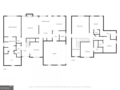 Beautifully maintained 4 bedroom 3.5 bath in Woodlake on Bear Creek Golf Club Inc in Georgia - for sale on GolfHomes.com, golf home, golf lot