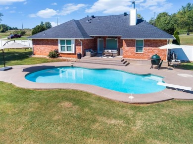 Welcome to this IMMACULATE, well-maintained country home with on Brent Bruehl Mem. Golf Course in Oklahoma - for sale on GolfHomes.com, golf home, golf lot