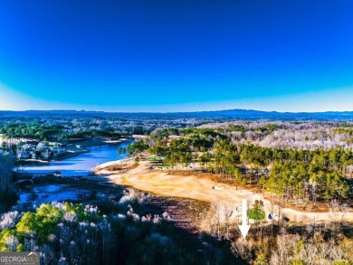 BEAUTIFUL LAKE AND GOLF COURSE HOMESITE WITH VIEW OF THE on Hawks Ridge Golf Club in Georgia - for sale on GolfHomes.com, golf home, golf lot