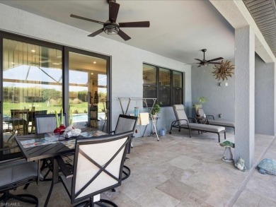 This 2024 PALMARY model smart home is move-in ready and could on Valencia Golf and Country Club in Florida - for sale on GolfHomes.com, golf home, golf lot