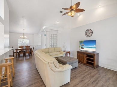 Welcome to this bright, open, move-in-ready concrete block home on Sebastian Municipal Golf Course in Florida - for sale on GolfHomes.com, golf home, golf lot