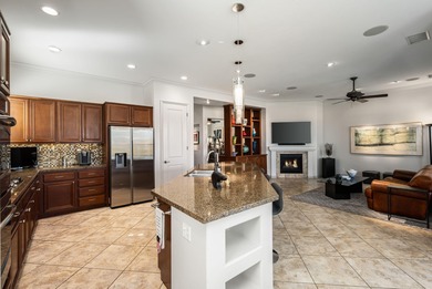 Perched on an elevated lot overlooking the iconic #3 hole at the on Golf Club At La Quinta in California - for sale on GolfHomes.com, golf home, golf lot