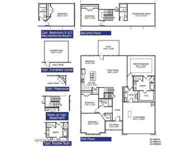 The Adams Homes 2604 floor plan is a beautifully designed on River Landing Golf Course in North Carolina - for sale on GolfHomes.com, golf home, golf lot
