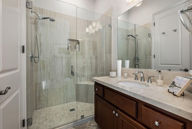 Perched on an elevated lot overlooking the iconic #3 hole at the on Golf Club At La Quinta in California - for sale on GolfHomes.com, golf home, golf lot