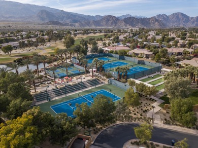 Perched on an elevated lot overlooking the iconic #3 hole at the on Golf Club At La Quinta in California - for sale on GolfHomes.com, golf home, golf lot