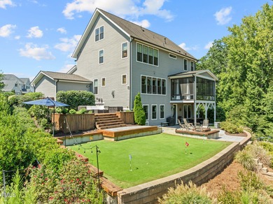 This stunning 7-bedroom, 6-bathroom custom-crafted home located on The Club At Twelve Oaks in North Carolina - for sale on GolfHomes.com, golf home, golf lot