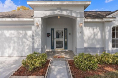 St Ives II Courtyard home located on the 16th tee of the on Kings Ridge Golf Club in Florida - for sale on GolfHomes.com, golf home, golf lot