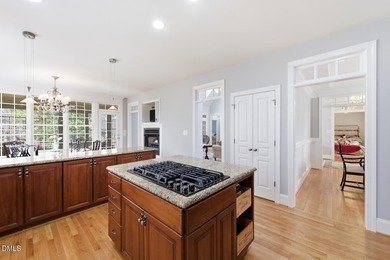 Rarely does an all-brick, custom-built home with true one-level on The Preserve At Jordan Lake Golf Club in North Carolina - for sale on GolfHomes.com, golf home, golf lot