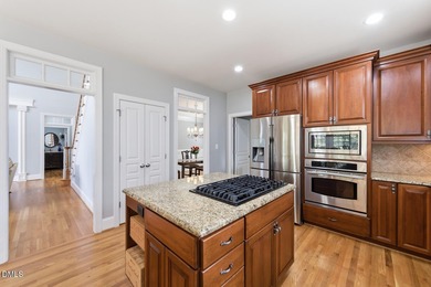 Rarely does an all-brick, custom-built home with true one-level on The Preserve At Jordan Lake Golf Club in North Carolina - for sale on GolfHomes.com, golf home, golf lot