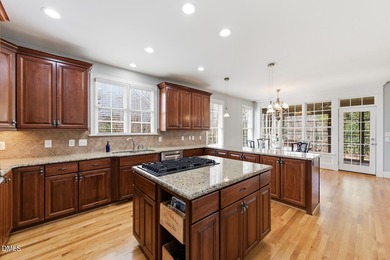 Rarely does an all-brick, custom-built home with true one-level on The Preserve At Jordan Lake Golf Club in North Carolina - for sale on GolfHomes.com, golf home, golf lot