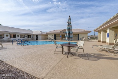 Welcome to a bright and inviting 2-bed, 2 FULL bath home nestled on Sunland Village East Golf Course in Arizona - for sale on GolfHomes.com, golf home, golf lot