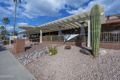 Welcome to a bright and inviting 2-bed, 2 FULL bath home nestled on Sunland Village East Golf Course in Arizona - for sale on GolfHomes.com, golf home, golf lot