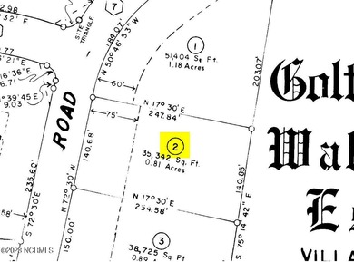 Beautiful .81 acre Golf Course Lot in The Village of Walnut on Walnut Creek Country Club in North Carolina - for sale on GolfHomes.com, golf home, golf lot