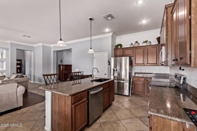 Welcome to this stunning corner lot home in the prestigious on Estrella Mountain Ranch Golf Course in Arizona - for sale on GolfHomes.com, golf home, golf lot