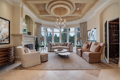 Rarely do you find this size living sf on one level in an estate on Mediterra Golf Course in Florida - for sale on GolfHomes.com, golf home, golf lot