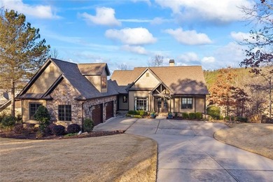 Experience refined living in this exceptional 4,630 sq ft on Currahee Golf Club in Georgia - for sale on GolfHomes.com, golf home, golf lot