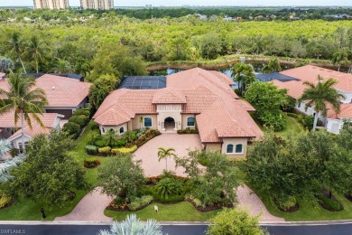 Architecturally beautiful custom home by Robert D' Angeleo on a on Pelican Sound Golf and River Club in Florida - for sale on GolfHomes.com, golf home, golf lot