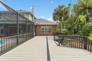 Discover this beautiful 5-bedroom, 5-bath single-family home on Tiger Point Golf and Country Club in Florida - for sale on GolfHomes.com, golf home, golf lot