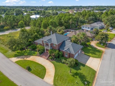 Discover this beautiful 5-bedroom, 5-bath single-family home on Tiger Point Golf and Country Club in Florida - for sale on GolfHomes.com, golf home, golf lot