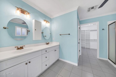 This exceptional custom Sun City home is ideally positioned on Sun City South Golf Course in Arizona - for sale on GolfHomes.com, golf home, golf lot