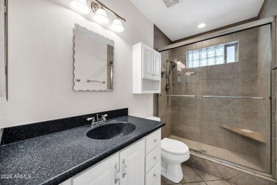 This exceptional custom Sun City home is ideally positioned on Sun City South Golf Course in Arizona - for sale on GolfHomes.com, golf home, golf lot