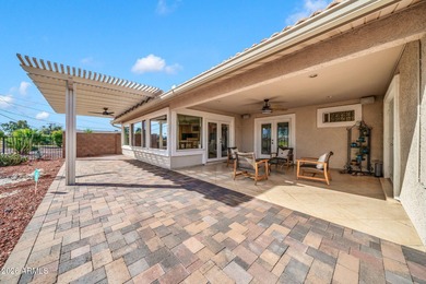 This exceptional custom Sun City home is ideally positioned on Sun City South Golf Course in Arizona - for sale on GolfHomes.com, golf home, golf lot