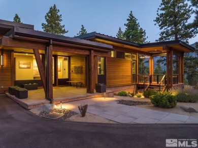 MOVE IN READY! Welcome to Pinecone Ridge, a modern masterpiece on Clear Creek Tahoe in Nevada - for sale on GolfHomes.com, golf home, golf lot