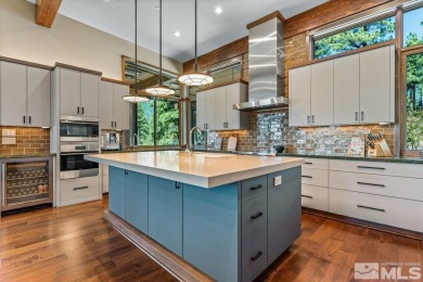 MOVE IN READY! Welcome to Pinecone Ridge, a modern masterpiece on Clear Creek Tahoe in Nevada - for sale on GolfHomes.com, golf home, golf lot