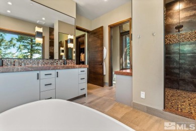 MOVE IN READY! Welcome to Pinecone Ridge, a modern masterpiece on Clear Creek Tahoe in Nevada - for sale on GolfHomes.com, golf home, golf lot