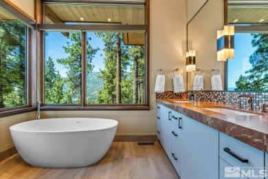 MOVE IN READY! Welcome to Pinecone Ridge, a modern masterpiece on Clear Creek Tahoe in Nevada - for sale on GolfHomes.com, golf home, golf lot