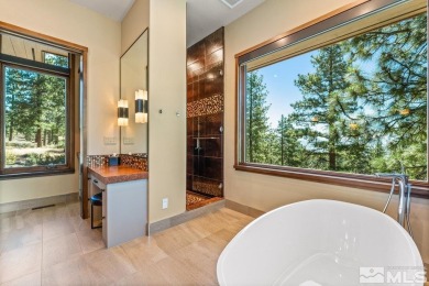 MOVE IN READY! Welcome to Pinecone Ridge, a modern masterpiece on Clear Creek Tahoe in Nevada - for sale on GolfHomes.com, golf home, golf lot