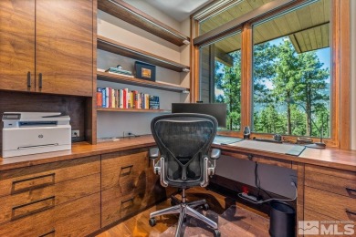 MOVE IN READY! Welcome to Pinecone Ridge, a modern masterpiece on Clear Creek Tahoe in Nevada - for sale on GolfHomes.com, golf home, golf lot