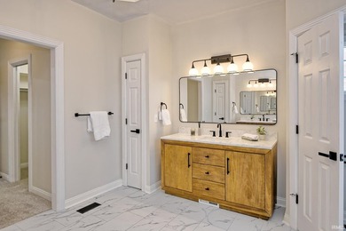 Custom-built by Hornbeck Corbett Builders, this exceptional on Victoria National Golf Club in Indiana - for sale on GolfHomes.com, golf home, golf lot