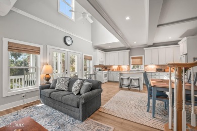 Charming raised beach house built in 2022 is the perfect 2nd on Ocean Creek Golf Course in South Carolina - for sale on GolfHomes.com, golf home, golf lot