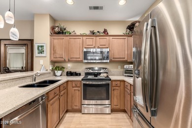 Welcome to this beautifully maintained 1400 sq ft 2 bedroom, 2 on Desert Springs Golf Course in Arizona - for sale on GolfHomes.com, golf home, golf lot