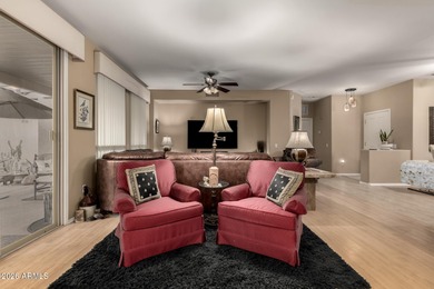 Welcome to this beautifully maintained 1400 sq ft 2 bedroom, 2 on Desert Springs Golf Course in Arizona - for sale on GolfHomes.com, golf home, golf lot