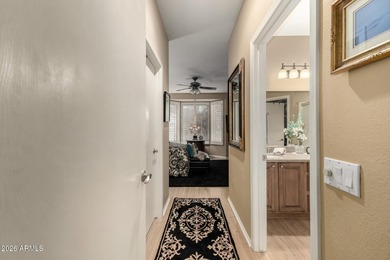 Welcome to this beautifully maintained 1400 sq ft 2 bedroom, 2 on Desert Springs Golf Course in Arizona - for sale on GolfHomes.com, golf home, golf lot