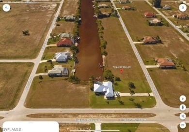 Excellent price on gulf access waterfront lot in NW Cape unit 59 on Burnt Store Golf Club in Florida - for sale on GolfHomes.com, golf home, golf lot