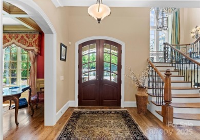 This custom estate embodies luxury, privacy and timeless on The Palisades Country Club in North Carolina - for sale on GolfHomes.com, golf home, golf lot