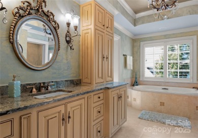 This custom estate embodies luxury, privacy and timeless on The Palisades Country Club in North Carolina - for sale on GolfHomes.com, golf home, golf lot