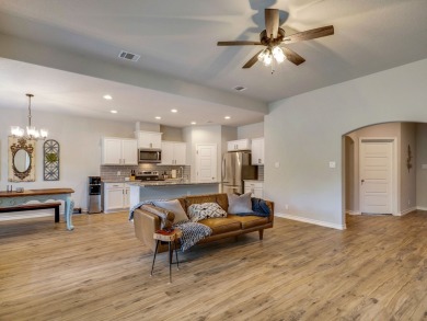 Beautiful one-story Blanco Valley Home tucked back in the gated on Vaaler Creek Golf Club in Texas - for sale on GolfHomes.com, golf home, golf lot