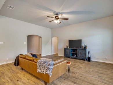Beautiful one-story Blanco Valley Home tucked back in the gated on Vaaler Creek Golf Club in Texas - for sale on GolfHomes.com, golf home, golf lot