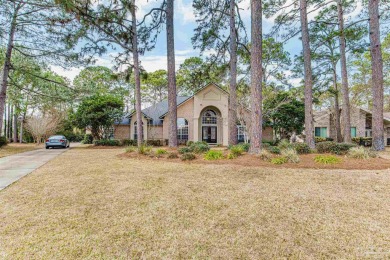 Discover the allure of this stunning single-story custom home on Tiger Point Golf and Country Club in Florida - for sale on GolfHomes.com, golf home, golf lot