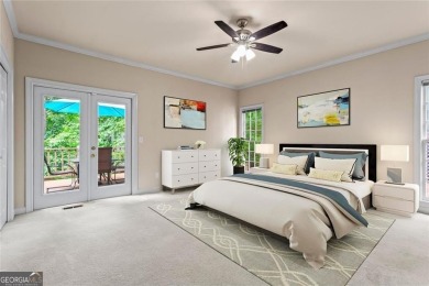 Easy Living in The Spinnakers of Windward! Downsize without on The Golf Club of Georgia in Georgia - for sale on GolfHomes.com, golf home, golf lot