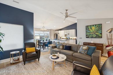 This 2 bed/2 bath home offers an open floor plan with energy on Eagle Eye Golf Club in Michigan - for sale on GolfHomes.com, golf home, golf lot